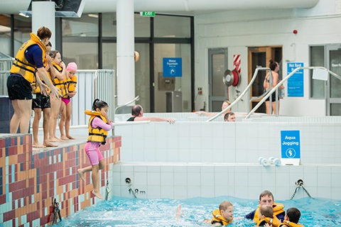 Swim school school aged